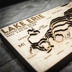 Lake Erie (7"W x 11"H x 1.5"D)
