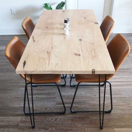 pickled oak dining room set