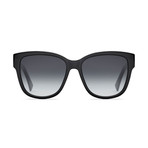 Women's Ribbon Sunglasses // Black + Gray