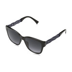 Women's Ribbon Sunglasses // Black + Gray