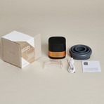 LUFT Cube // Portable + Filterless Air Purifier // Black Gold