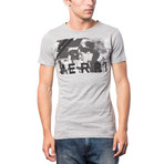 Stampata T-Shirt // Pearl Gray + Black (S)