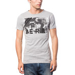 Stampata T-Shirt // Gray + Black (S)
