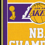 Los Angeles Lakers // NBA Championships Banner Display