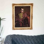 Joker // Gold Frame (15"H x 13"W x 1.5"D)