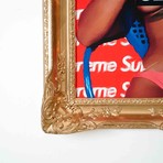 Rihanna // Gold Frame (15"H x 13"W x 1.5"D)