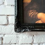 Mona Lisa // Black Frame (15"H x 13"W x 1.5"D)
