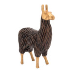 Gold Tipped Resin Llama // Standing