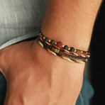 Stacked Braided Bracelet // Multicolor