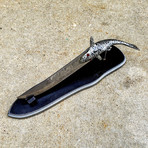 Stainless Shark Knife with Display Board