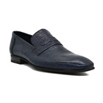Textured Loafer // Navy Blue (Euro: 46)