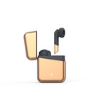 Zebuds Premium // TWS Earphones + Charging Case // Gold