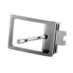 Palladium Square Tong Belt Buckle