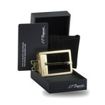 Gold Square Tong Belt Buckle