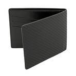 Carbon Black 6CC Billfold Wallet