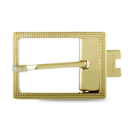 Gold Square Tong Belt Buckle