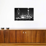 1980s Night Neon On The Strip For El Morocco La Concha Stardust Las Vegas Nevada USA // Vintage Images