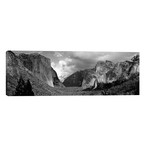 Yosemite Valley In B&W, Yosemite National Park, California, USA // Panoramic Images (60"W x 20"H x 0.75"D)
