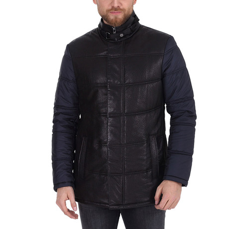 Vildan Waterproof Leather Jacket // Black (XS)