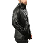 Daniel Leather Jacket // Black (XS)