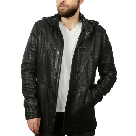 Grayson Leather Jacket // Black (XS)