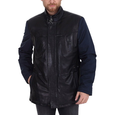 Vic Waterproof Leather Jacket // Black (XS)