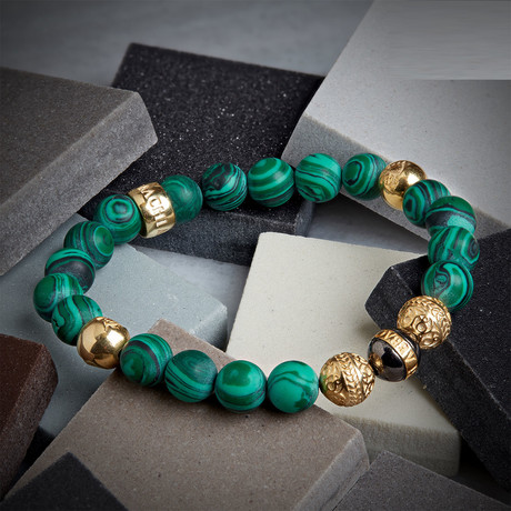 Abbachi Beads Bracelet // Green (XS)