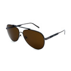 Men's SF174S-021 Sunglasses // Gunmetal + Brown