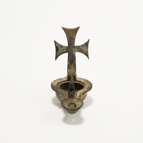 Excellent Byzantine Cross Lamp // 6th Century AD