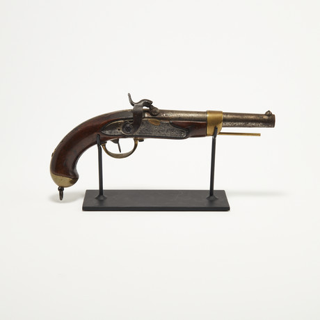 French Model 1822 Flintlock Pistol