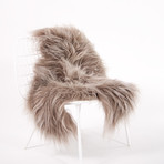 Icelandic Sheepskin // Dyed Taupe (43-47"L x 27-32"W)