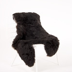 Icelandic Sheepskin // Natural Black (43-47"L x 27-32"W)