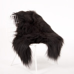 Icelandic Sheepskin // Natural Black (43-47"L x 27-32"W)