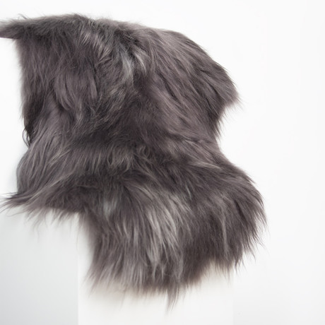 Icelandic Sheepskin // Dyed Steel