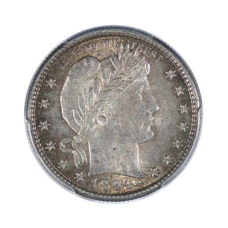 1894-S Barber Quarter PCGS Certified MS62