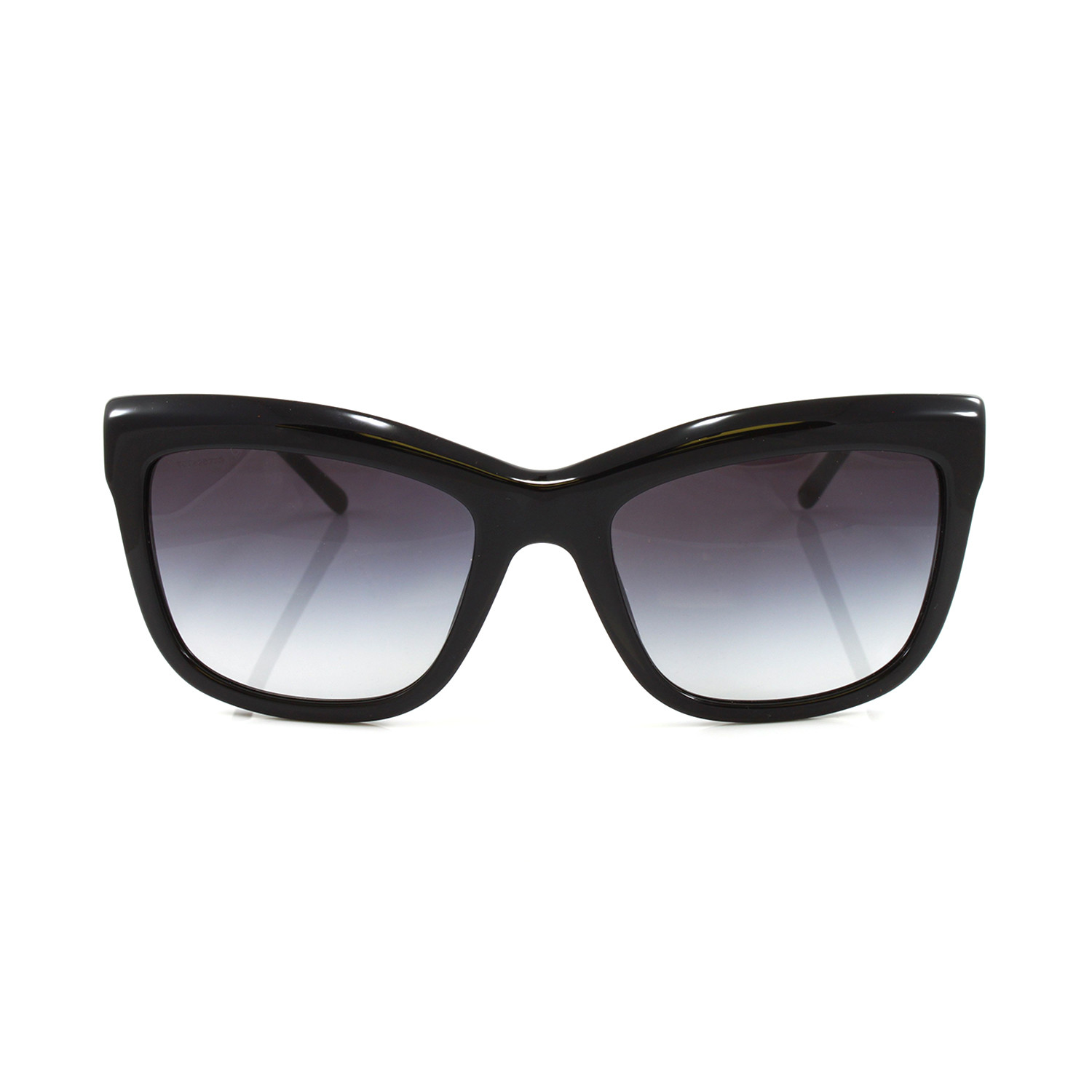 Burberry // Women's BE4207 Sunglasses // Black + Gray Gradient ...