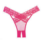 Desire Crotchless Panty // Red + Hot Pink // Set of 2