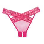 Desire Crotchless Panty // Red + Hot Pink // Set of 2