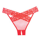 Desire Crotchless Panty // Red + Hot Pink // Set of 2