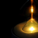 Luminescent Hourglass Lamp