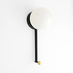 Hook Sconce (Brass Knob)