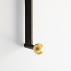 Hook Sconce (Brass Knob)