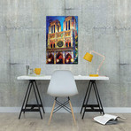 Notre Dame II // Natasha Mylius (26"W x 40"H x 1.5"D)