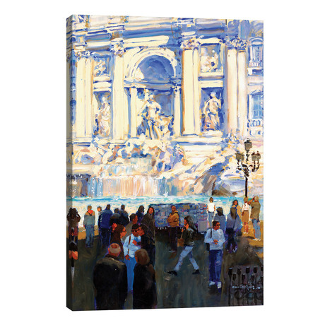 Trevi Fountain // John Haskins (26"W x 40"H x 1.5"D)