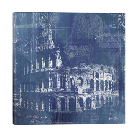 Blueprint: Colosseum // Eric Yang (26"W x 26"H x 1.5"D)