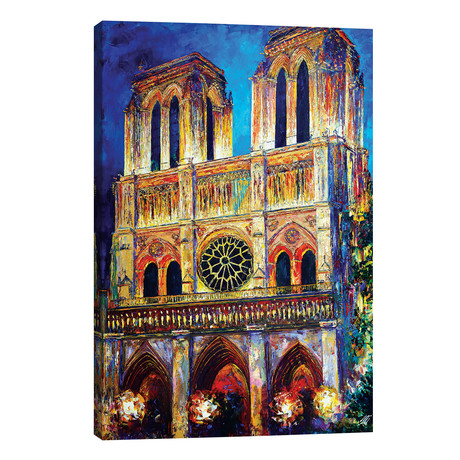 Notre Dame II // Natasha Mylius (26"W x 40"H x 1.5"D)