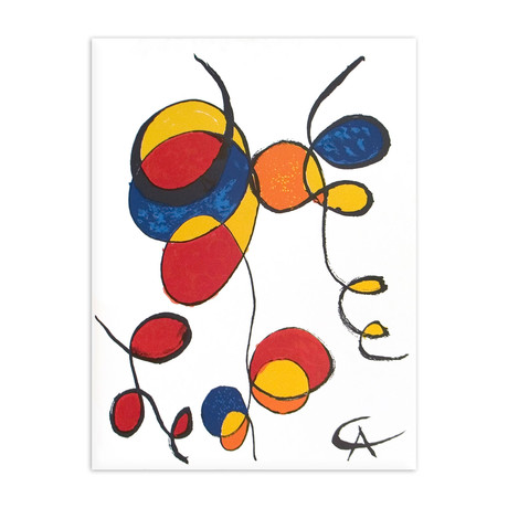 Alexander Calder // Spirales // 1974 Lithograph
