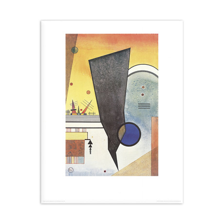 Wassily Kandinsky // Gebogene Spitze (No Text) // 1992 Offset Lithograph