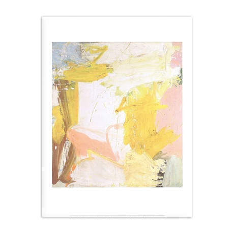 Willem de Kooning // Rosy//Fingered Dawn At Louse Point // 2018 Offset Lithograph