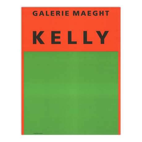 Ellsworth Kelly // Orange et Vert // 1964 Lithograph